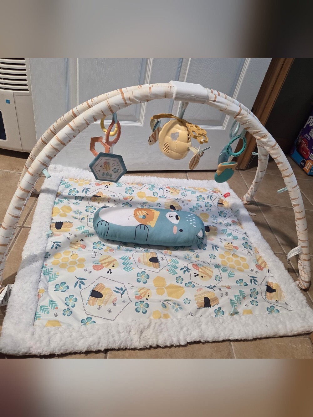 Discontinued Fisher-Price Baby Playmat Honey Bee Music & Lights Activity Gym